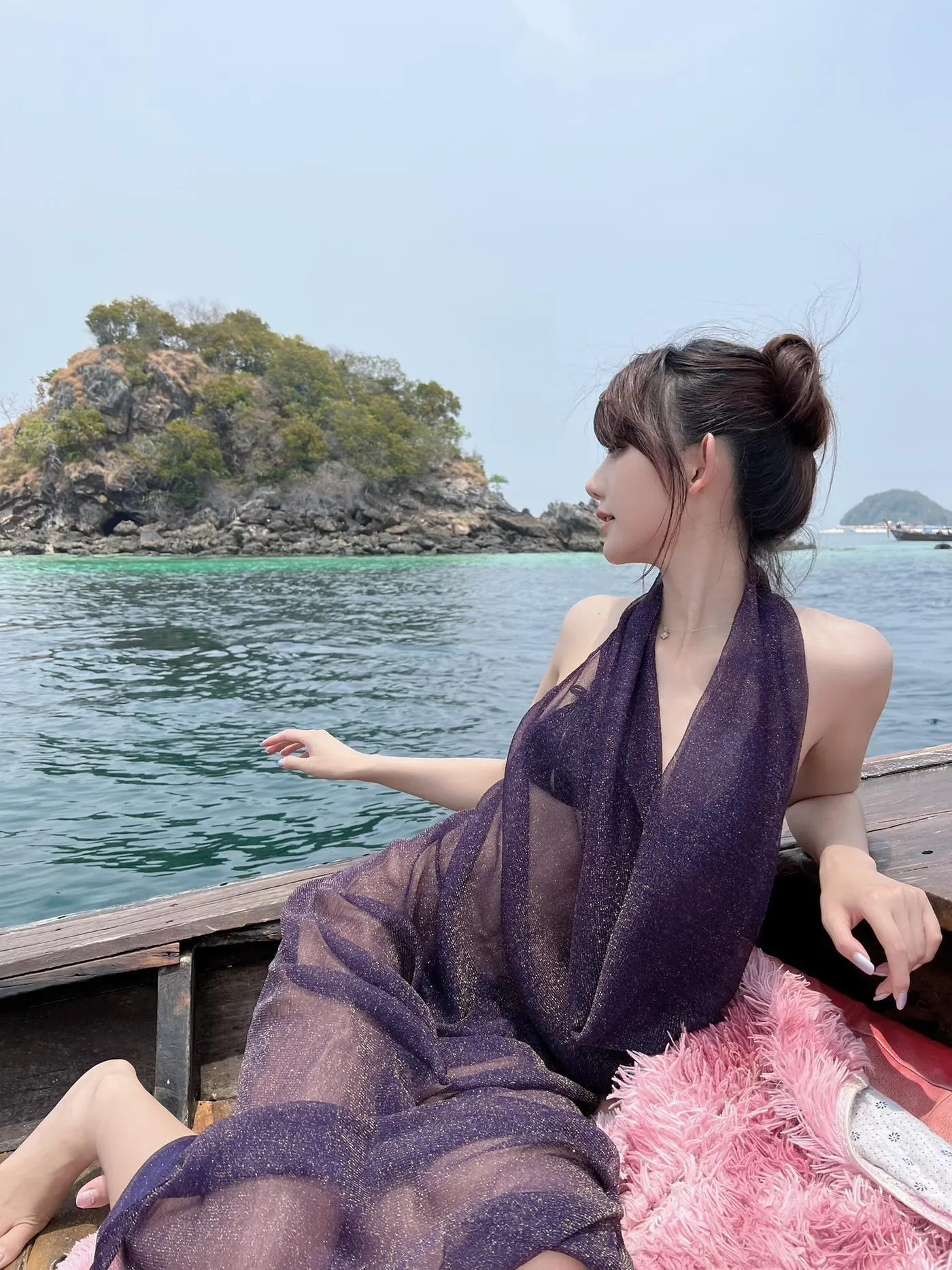 就是阿朱啊 – NO.07 5月微密圈 紫色纱裙美人鱼[23] [40P]插图